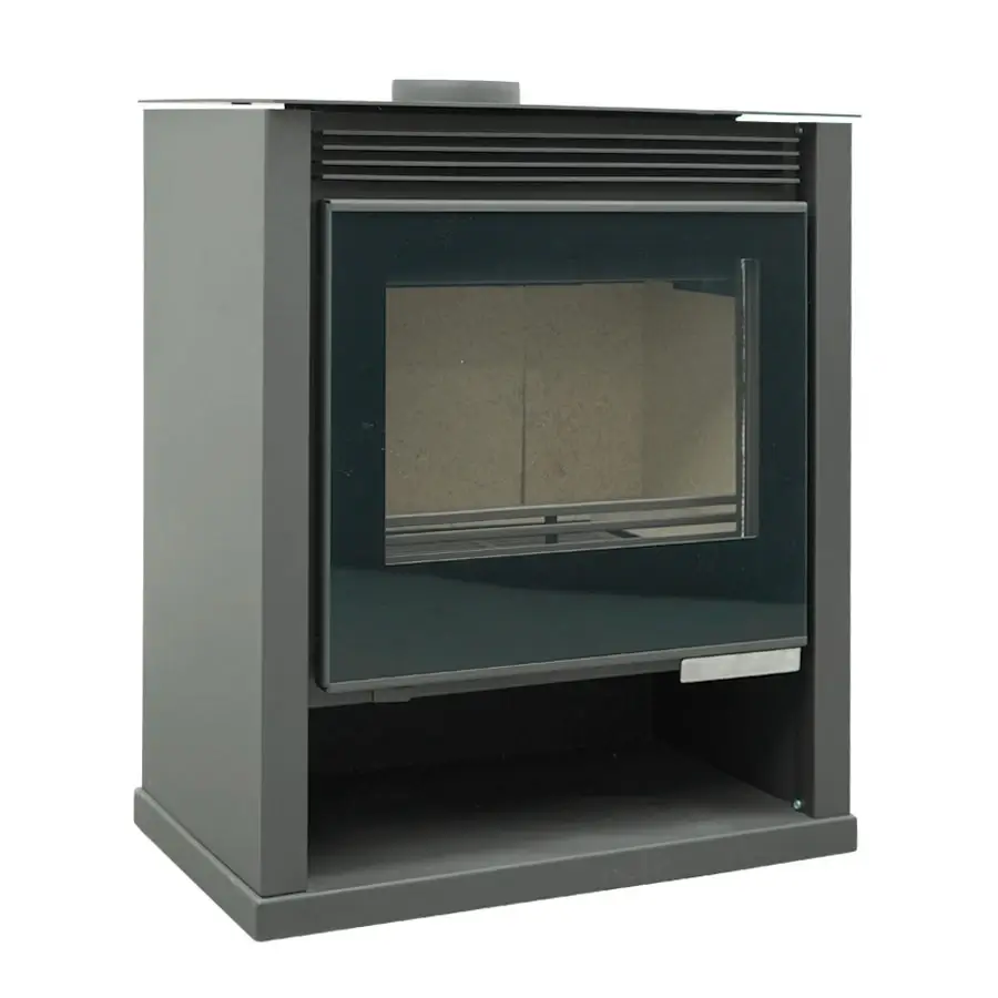 Poêle à bois BELLEZA RUBIN LUX Noir 21 kW – Image 2