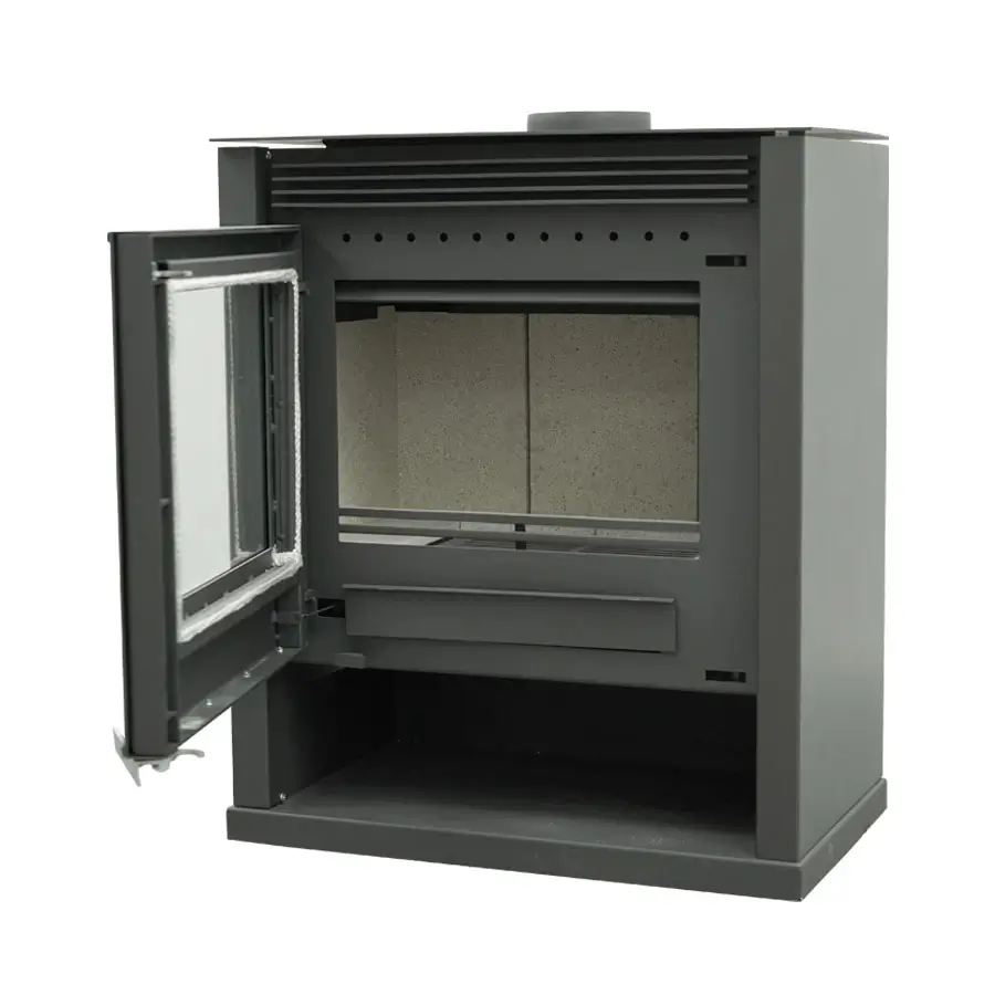 Poêle à bois BELLEZA RUBIN LUX Noir 21 kW – Image 3