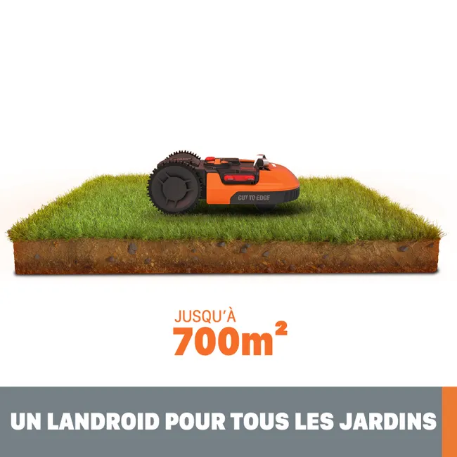 Robot tondeuse connecté WORX LANDROID PLUS - Jusqu'à 700m² - WR167E – Image 8
