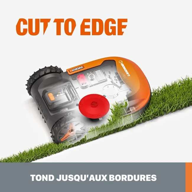 Robot tondeuse connecté WORX LANDROID PLUS - Jusqu'à 700m² - WR167E – Image 7