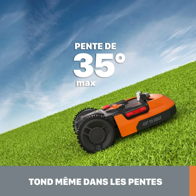 Robot tondeuse connecté WORX LANDROID PLUS - Jusqu'à 700m² - WR167E – Image 5