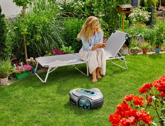 Robot tondeuse connecté GARDENA Sileno minimo - 250m² - 15201-26 Bluetooth – Image 2