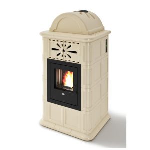 Poêle à granules en céramique - EVA CALOR Rosy 12.5 kW
