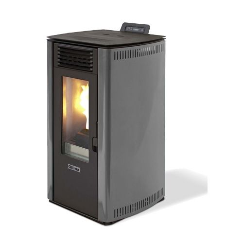 Poêle à pellets Qlima Fiorina 90 S-LINE Gris 10kW – Image 2
