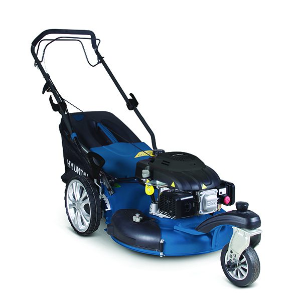Tondeuse thermique roue(s) pivotante(s) - auto-tractée 196 cm³ 55 cm - démarrage manuel avec lanceur