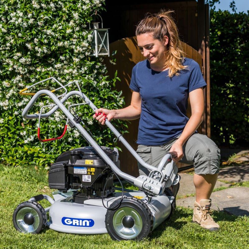 Tondeuse thermique tractée, moteur 163cm3 Briggs & Stratton – Image 4