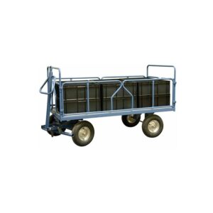 Remorque industrielle habillage tube - Plateau 1600x800mm - Charge max 1000 kg
