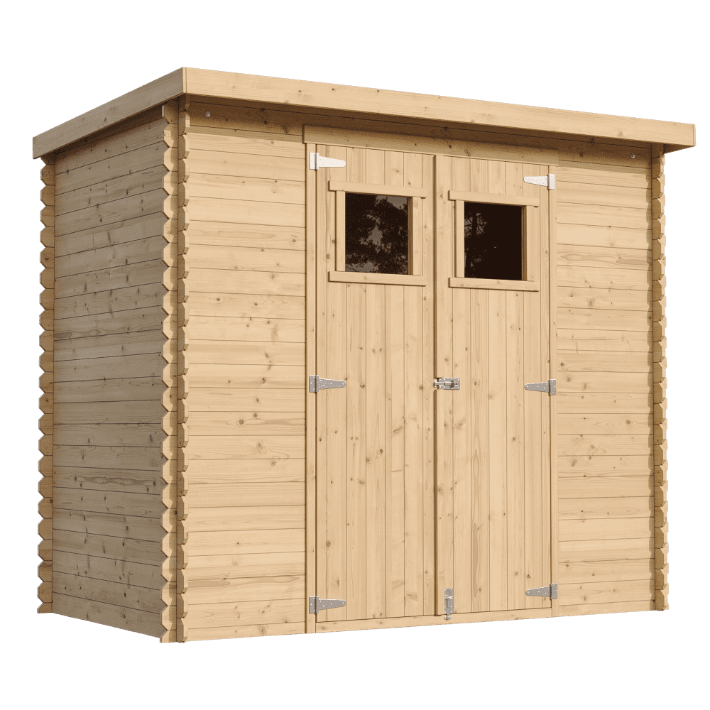 Abri de jardin en bois M310 – 235 x 130 cm – 3 m2
