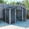 Abri de jardin métal "Vegas" - 5,29 m2 (4,83 m2 au sol) - Gris