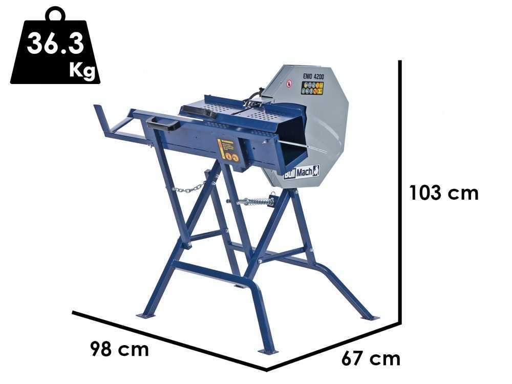 BullMach ENIO 4200 - Scie à bûches circulaire à chevalet - 230V – Image 2