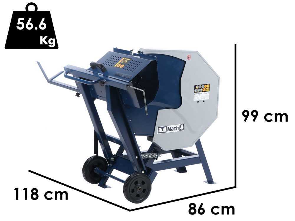 BullMach ENIO 5200 - Banc de scie électrique - Scie circulaire à chevalet monophasé – Image 11