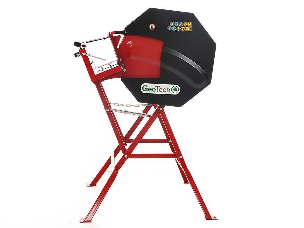 GeoTech SA 410 - Scie à bûches circulaire à chevalet électrique - coupe max 140 mm – Image 7