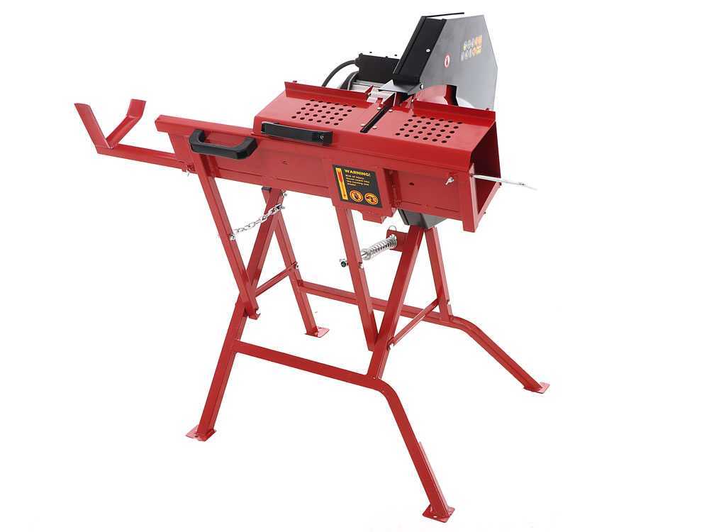 GeoTech SA 410 - Scie à bûches circulaire à chevalet électrique - coupe max 140 mm – Image 2
