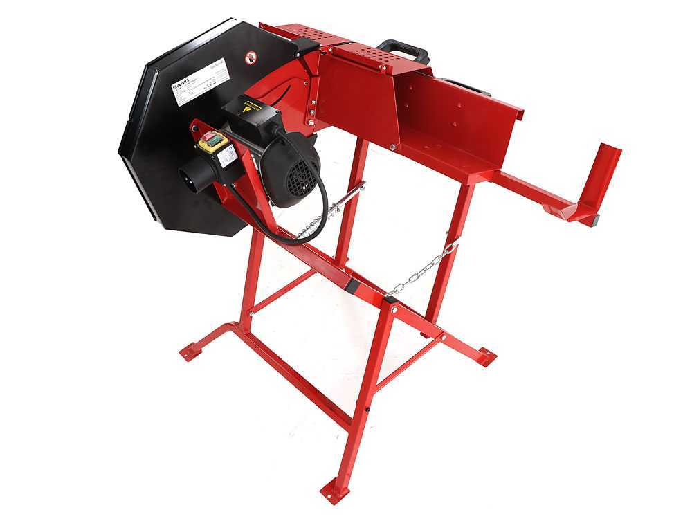 GeoTech SA 410 - Scie à bûches circulaire à chevalet électrique - coupe max 140 mm – Image 6