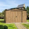 Abri de jardin métal - Imitation bois - 7,75m²