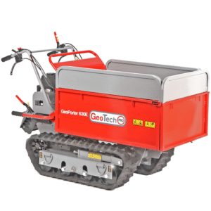 GeotechPro GeoPorter 630E - Brouette à moteur sur chenilles - Benne extensible 600Kg