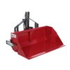 Godet arrière hydraulique pour tracteur GeoTech de 120 cm - Série médium - Charge 300Kg