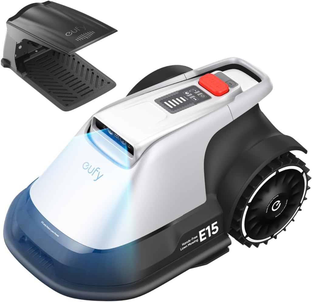 Robot tondeuse Eufy E15 Solo sans fil entrée gamme