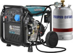 Groupe électrogène inverter Könner & Söhnen KS 8100iEG essence gaz 8100 W