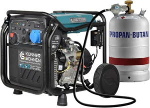 Groupe électrogène inverter Könner & Söhnen KS 8100iEG essence gaz 8100 W