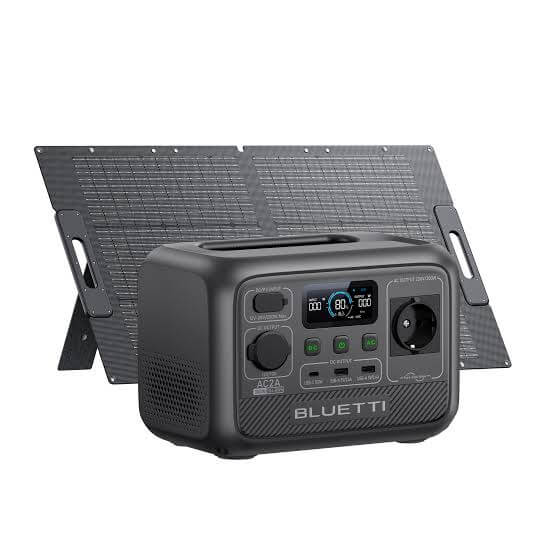 Station électrique portable Bluetti AC2P entrée gamme 204 Wh