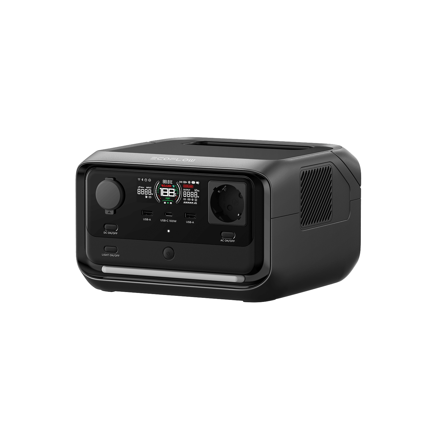 Station électrique portable EcoFlow River 3 Plus compacte 286 Wh