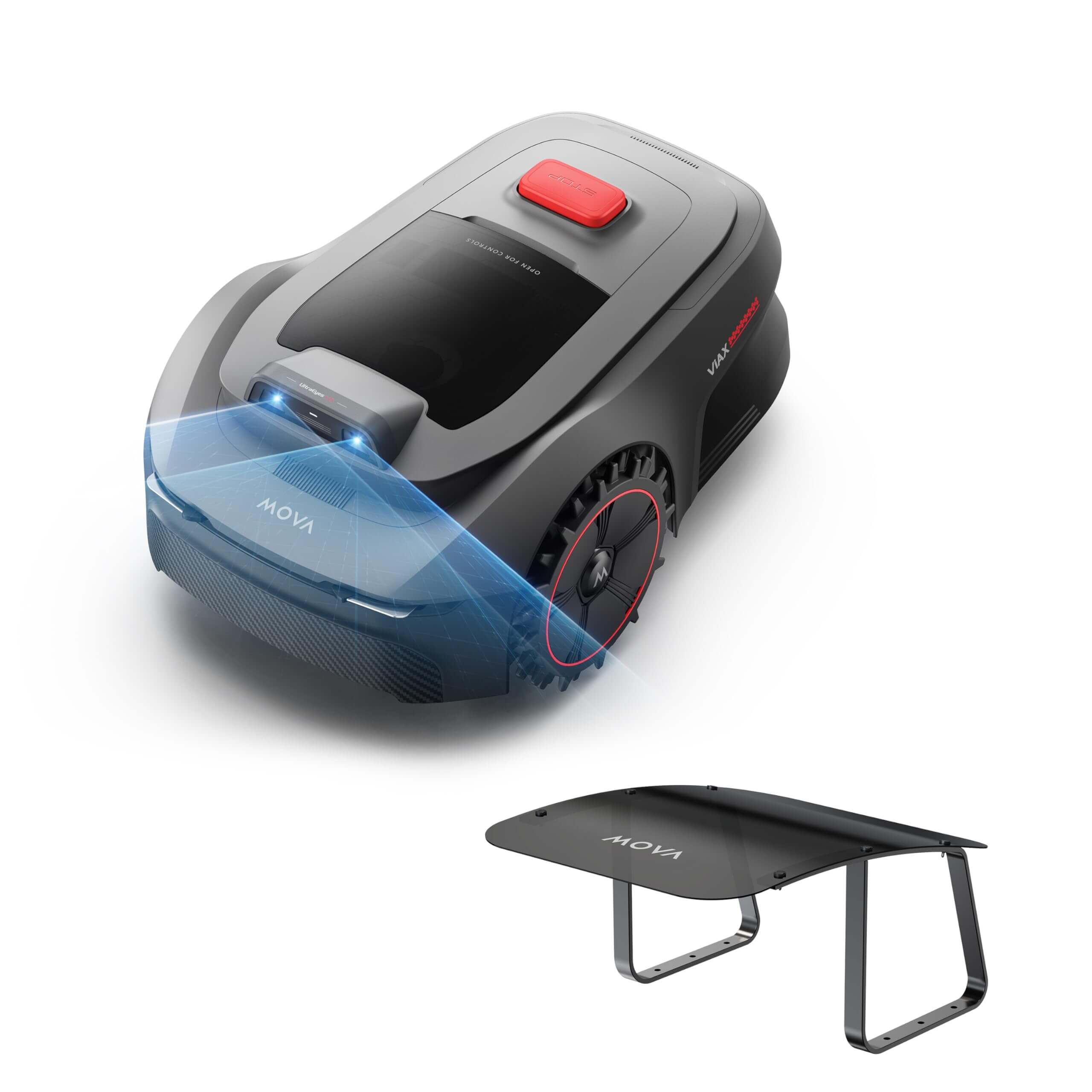 Robot tondeuse Mova ViAX 250 IA navigation visuelle – Image 2