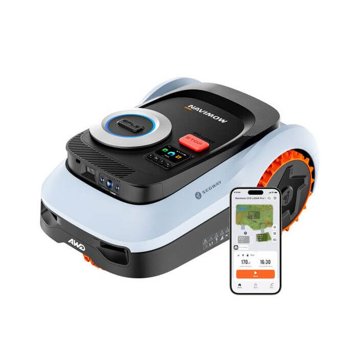 Robot tondeuse Segway Navimow i210 Lidar sans fil RTK 1000 m²